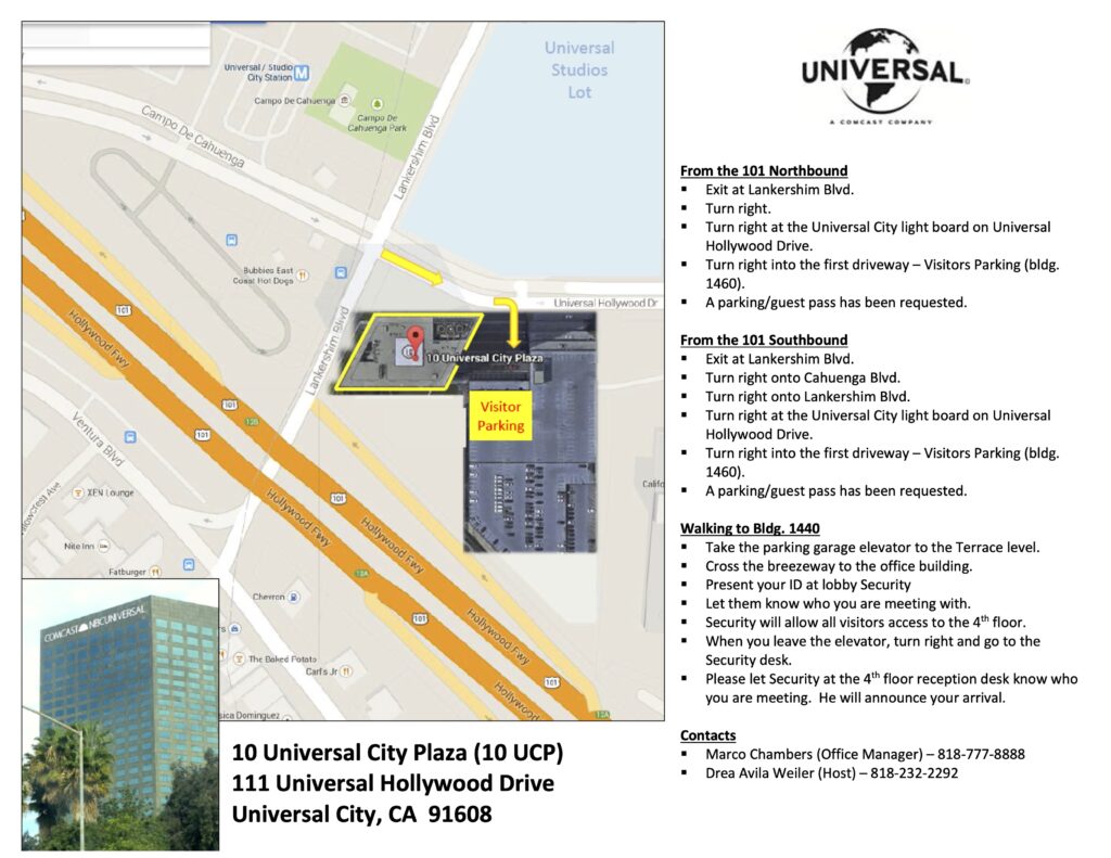 Directions to Universal